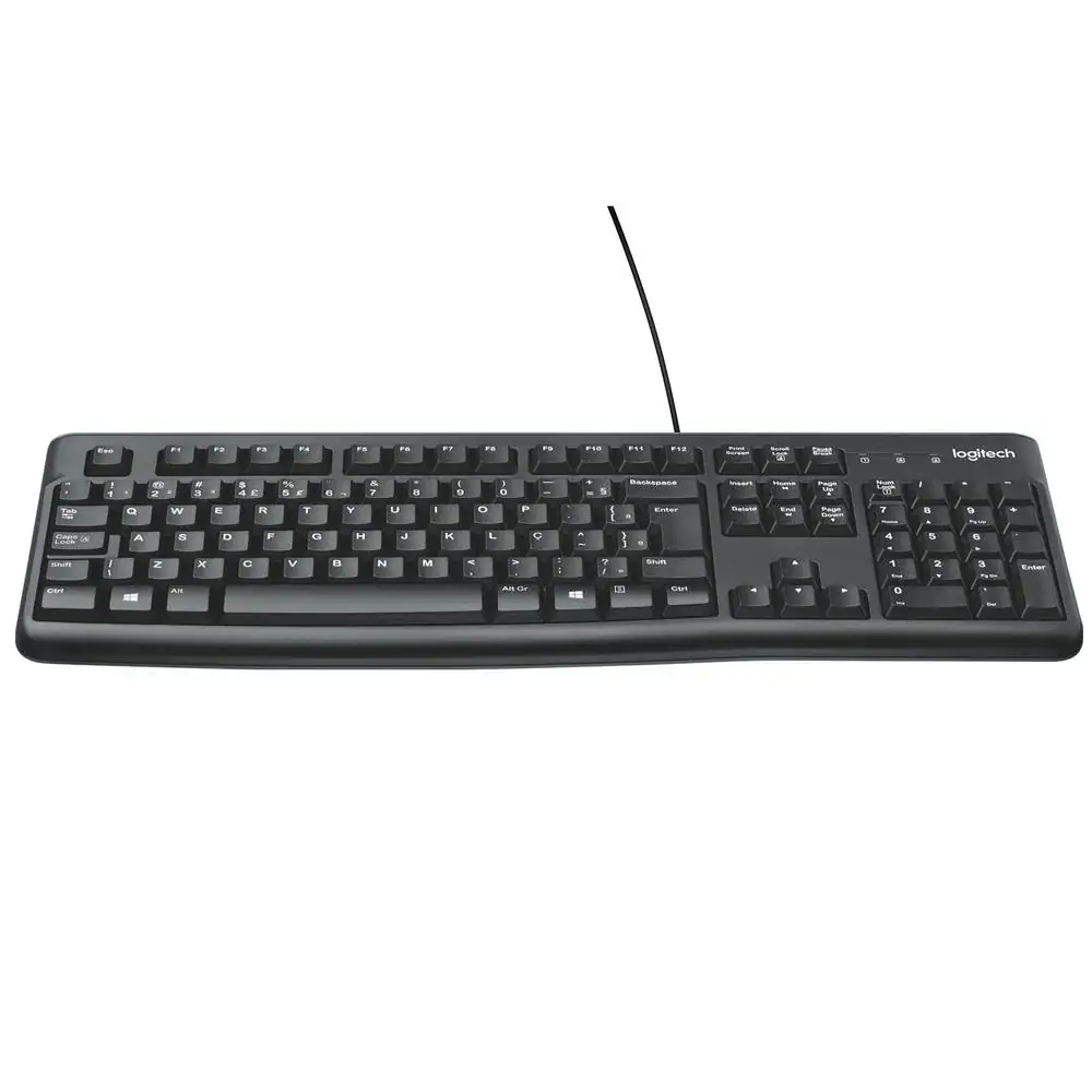 Teclado com fio USB Logitech K120 com Layout ABNT2 - Miniatura 2