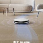 Dreame E10 robô aspirador e passa pano 2 em 1, sucção 4500 Pa, caixa de pó 330 ml, água 245 ml, limpeza de carpetes, autonomia 170 min, antiqueda, app e voz Alexa/Google/Siri, bivolt - Miniatura 6
