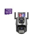 Kit Câmera de Segurança P11 EKS Wi-Fi 4K: Duas Lentes + Cartão 64GB - Miniatura 1