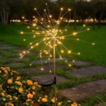 Luz Solar de Led Efeito Fogos de Artifício - AllureGarden - Miniatura 1