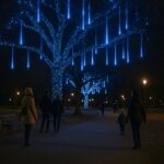 Chuva de led infinita decoração de natal-Bivolt - Miniatura 2