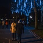 Chuva de led infinita decoração de natal-Bivolt - Miniatura 3