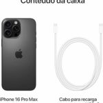 Apple iPhone 16 Pro Max (256 GB) – Titânio preto - Miniatura 2