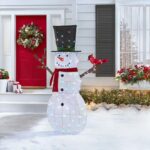 Boneco de Neve Cintilante com 100 LEDs Multicoloridos - Miniatura 3