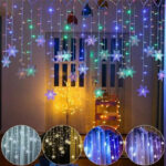 Cortina de Luzes LED Floco de Neve - Miniatura 5