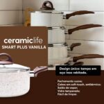 Brinox - Jogo de Panelas Antiaderente Ceramic Life 6 Peças Smart Plus - Vanilla - Miniatura 7